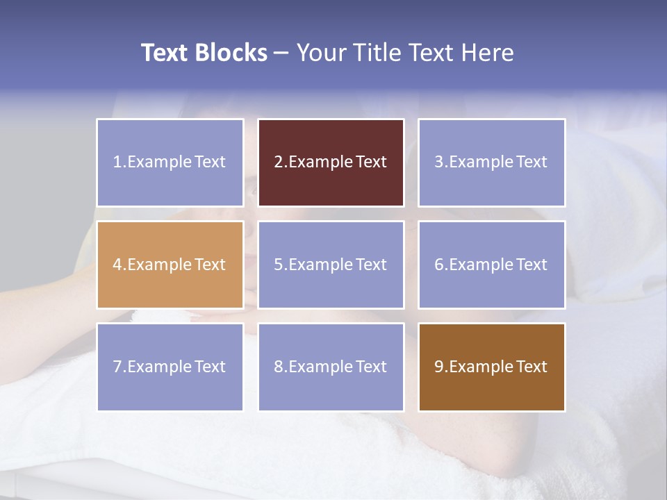 Lady Lying Getting PowerPoint Template