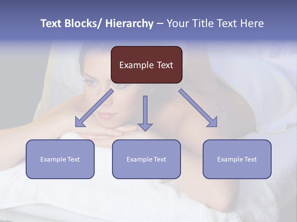 Lady Lying Getting PowerPoint Template