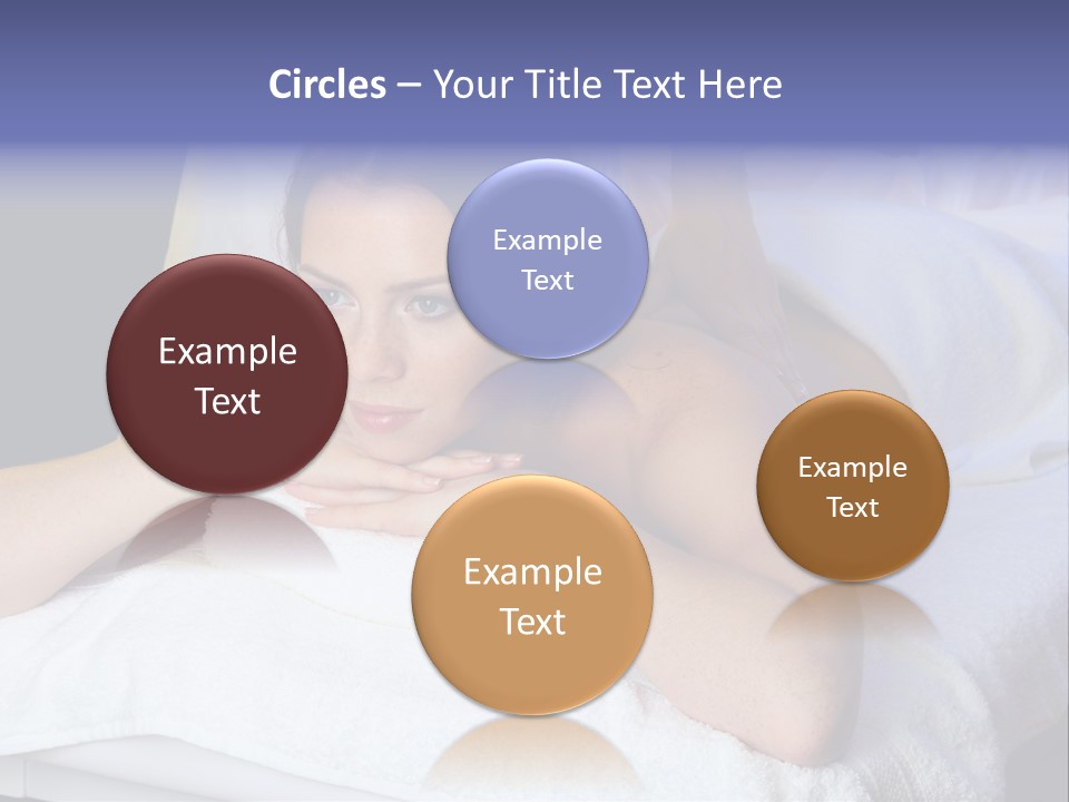 Lady Lying Getting PowerPoint Template