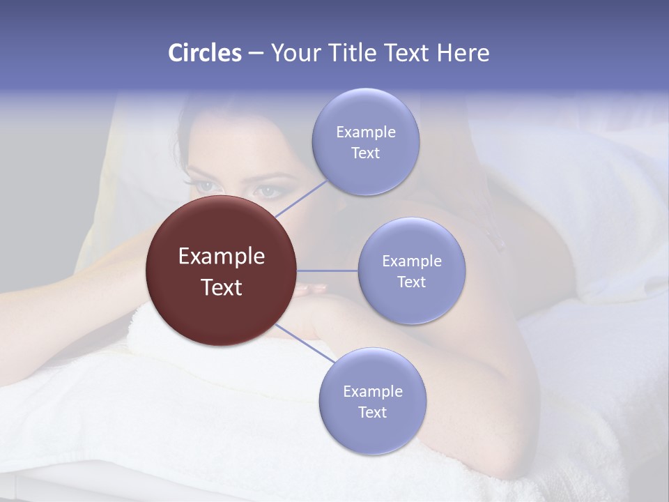 Lady Lying Getting PowerPoint Template