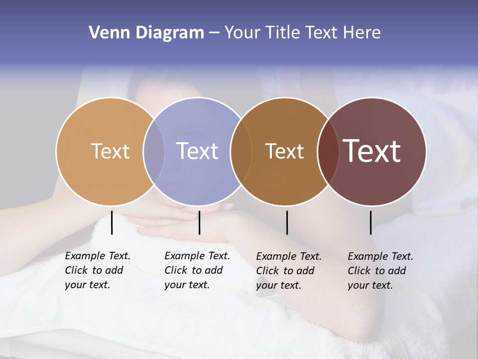 Lady Lying Getting PowerPoint Template