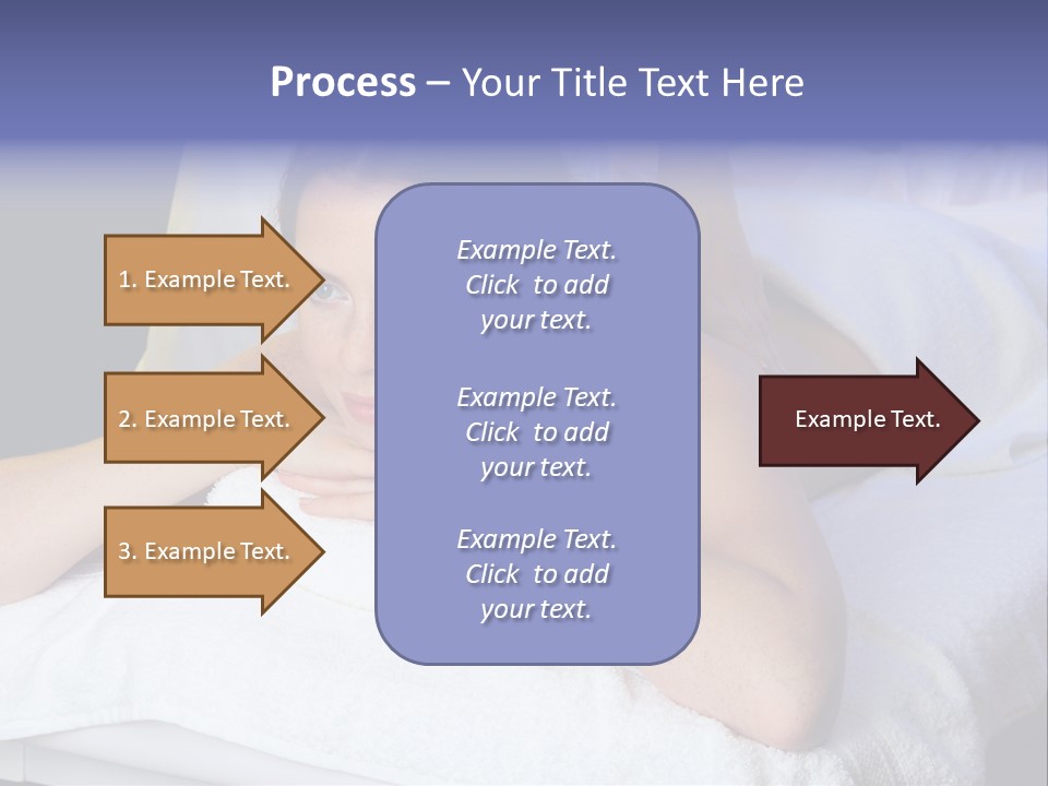 Lady Lying Getting PowerPoint Template