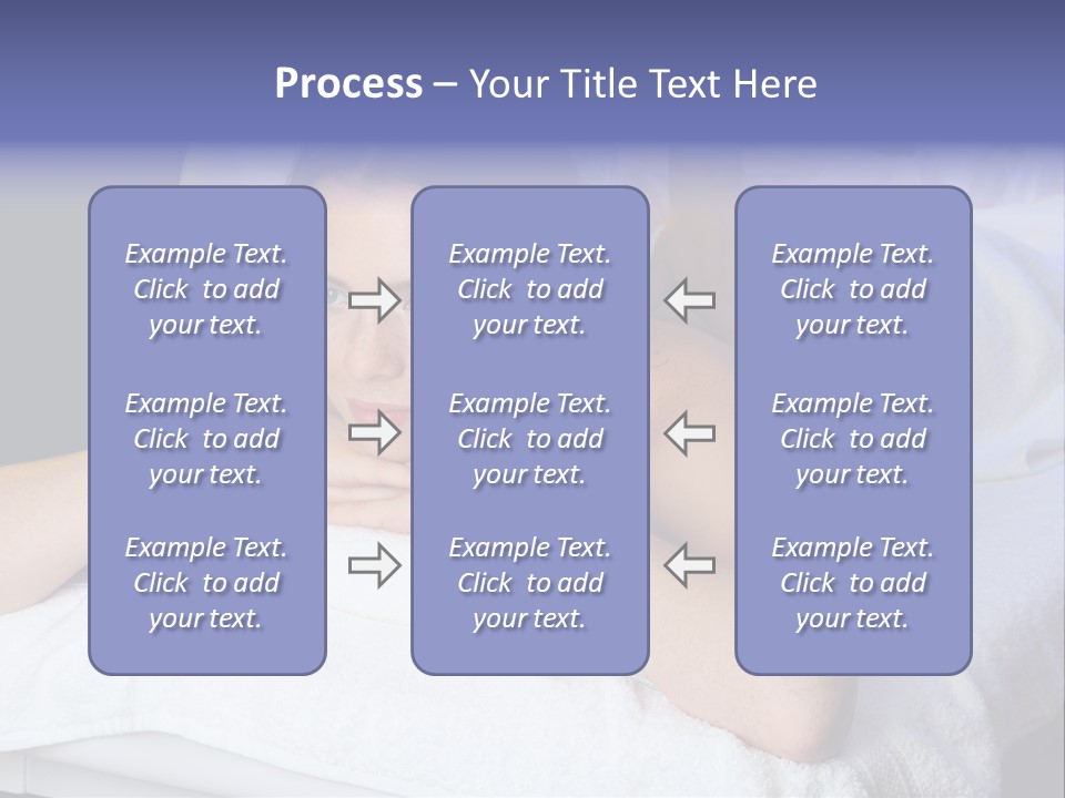 Lady Lying Getting PowerPoint Template