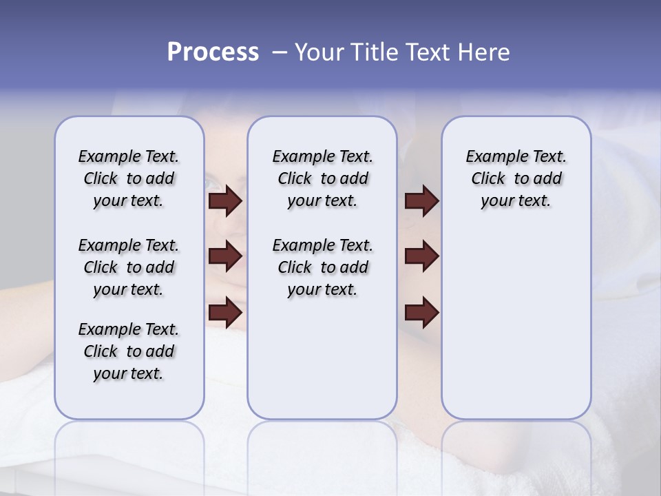 Lady Lying Getting PowerPoint Template