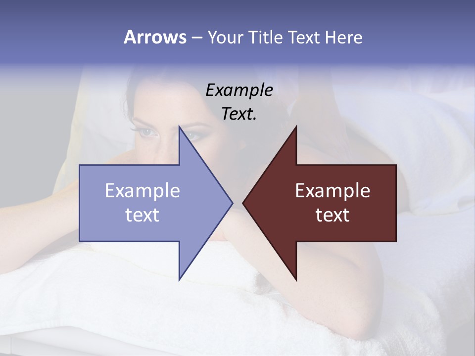 Lady Lying Getting PowerPoint Template