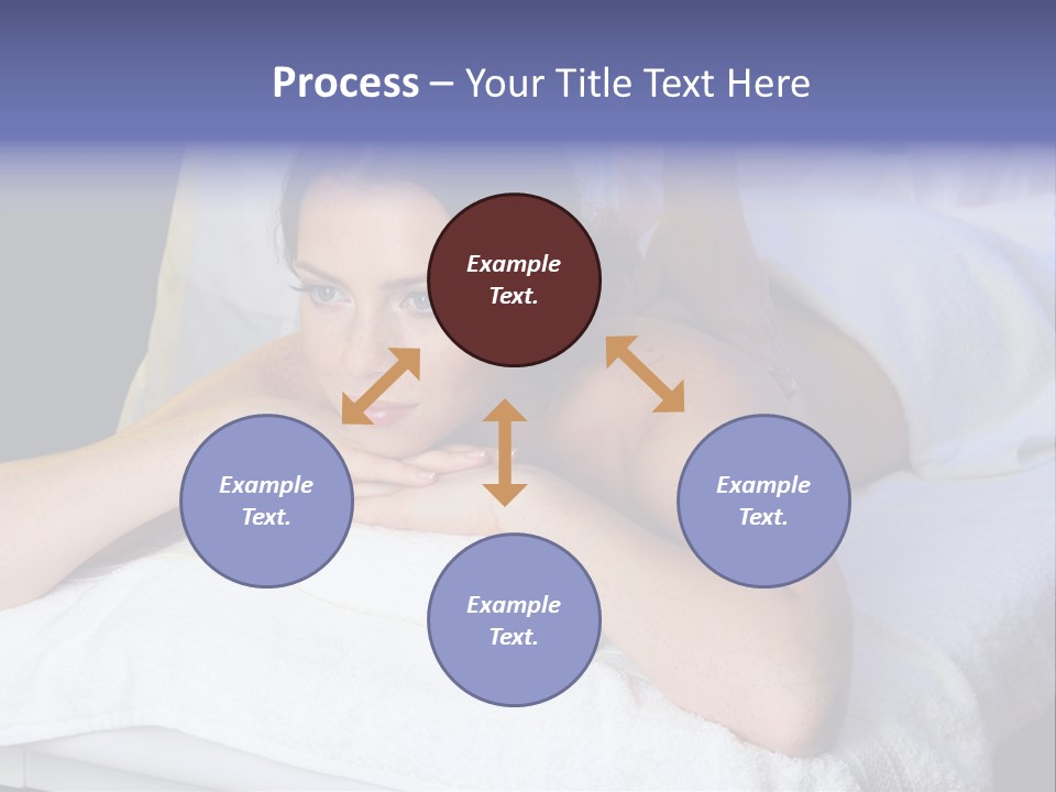 Lady Lying Getting PowerPoint Template