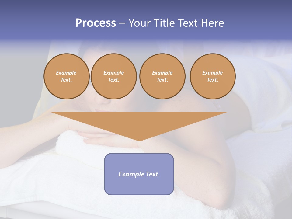 Lady Lying Getting PowerPoint Template