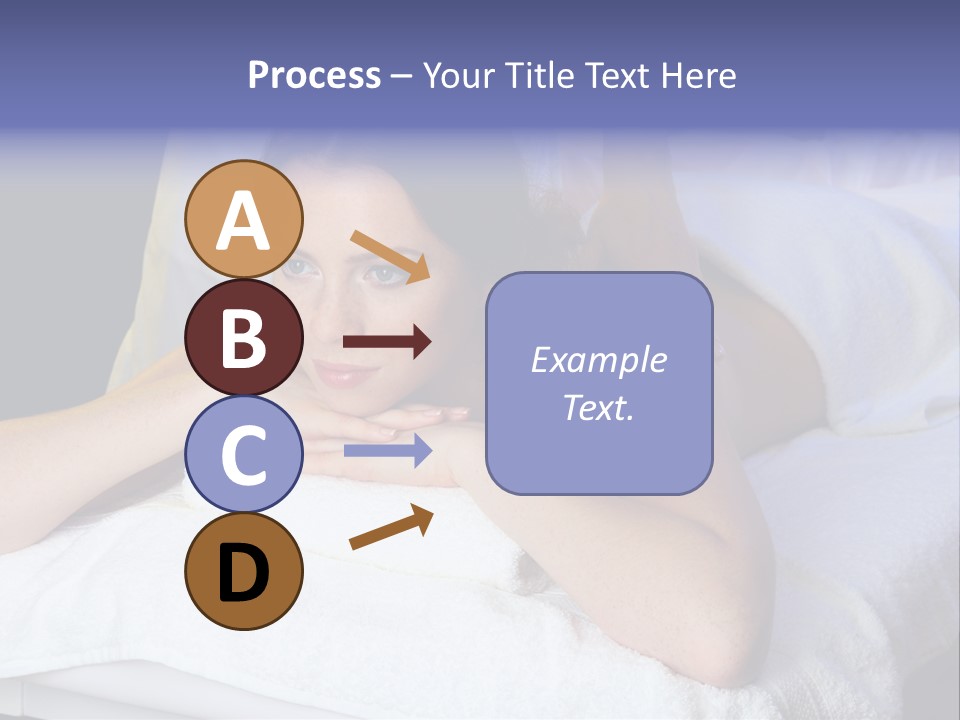 Lady Lying Getting PowerPoint Template