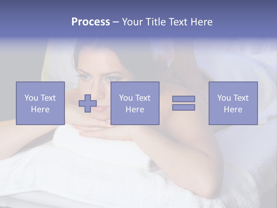 Lady Lying Getting PowerPoint Template