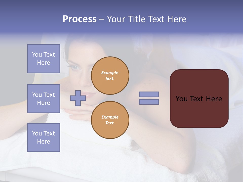 Lady Lying Getting PowerPoint Template