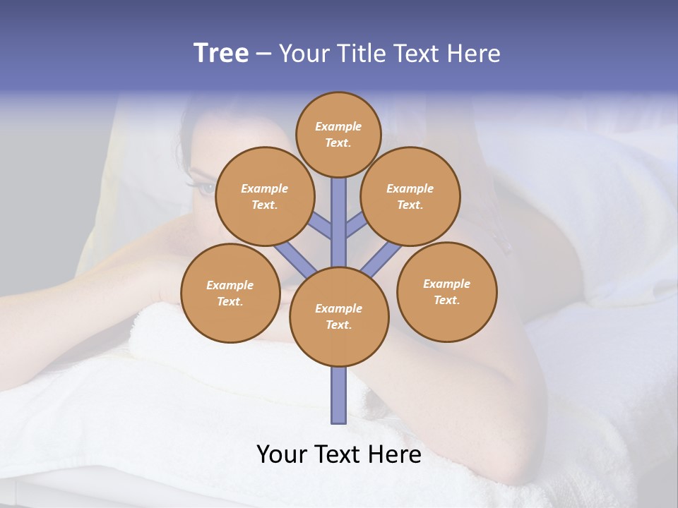 Lady Lying Getting PowerPoint Template