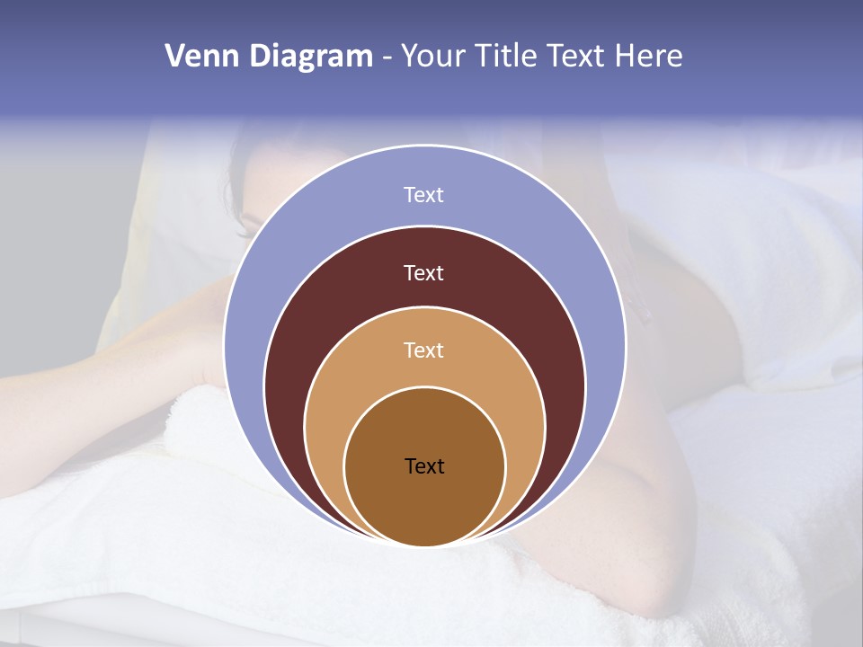 Lady Lying Getting PowerPoint Template