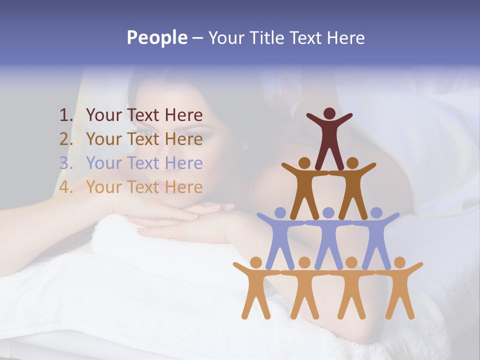 Lady Lying Getting PowerPoint Template