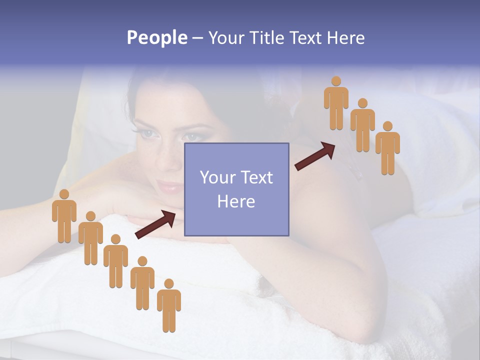 Lady Lying Getting PowerPoint Template