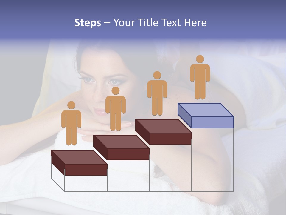 Lady Lying Getting PowerPoint Template