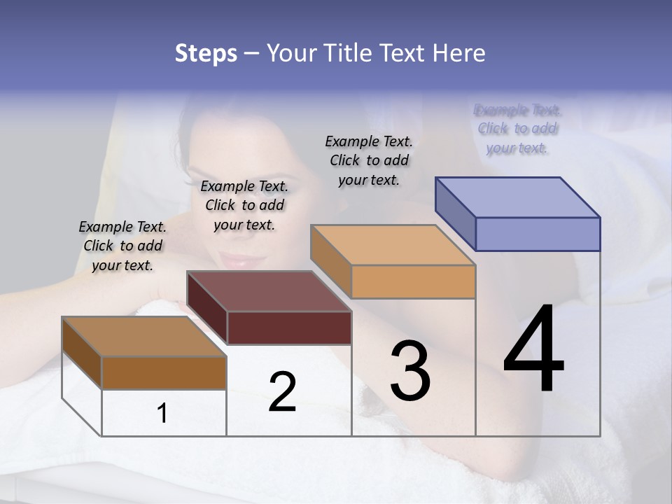 Lady Lying Getting PowerPoint Template