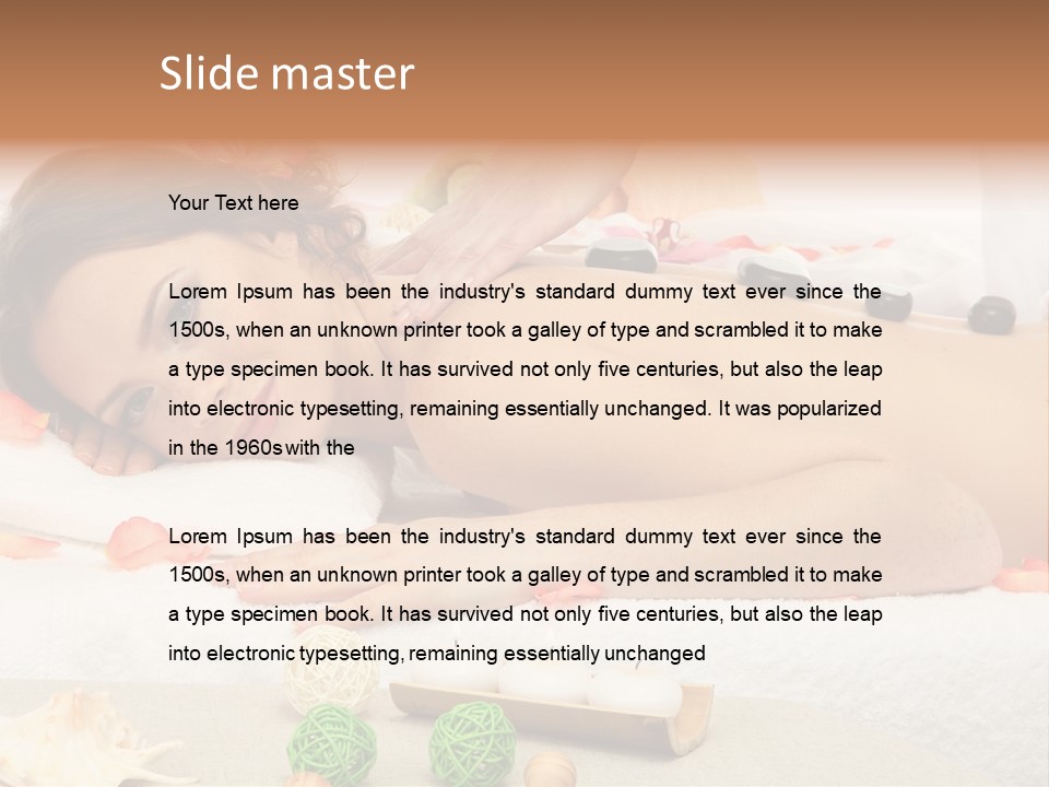 Care Pink Aroma PowerPoint Template