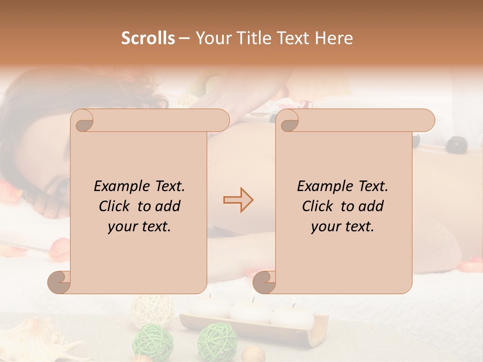 Care Pink Aroma PowerPoint Template