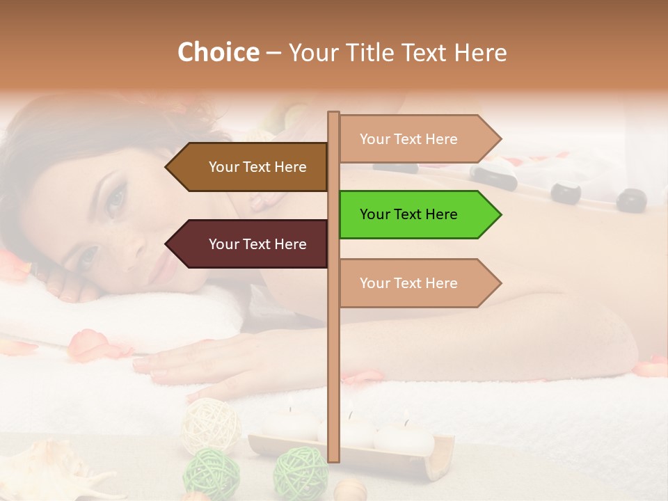 Care Pink Aroma PowerPoint Template