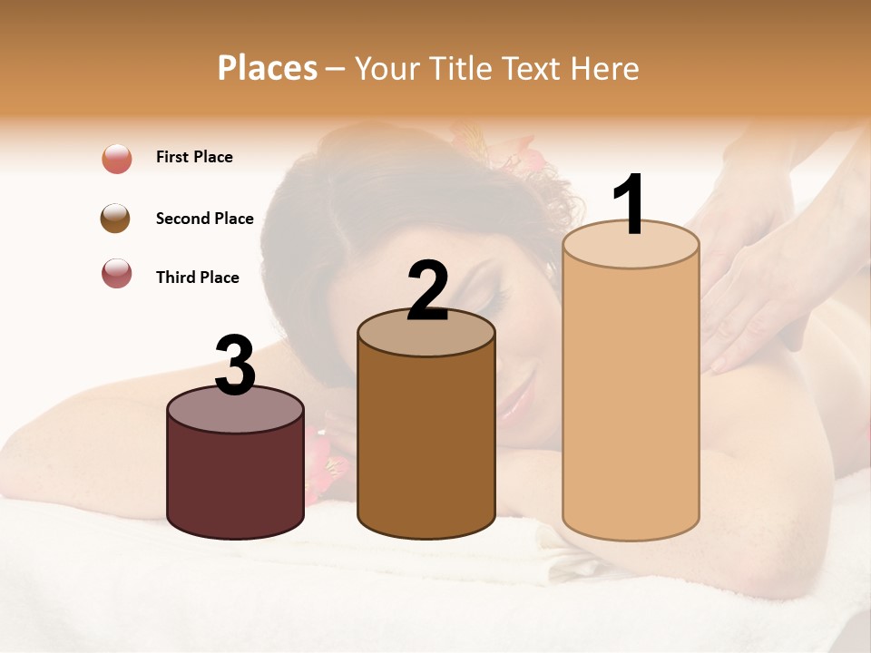 Isolated Massagist Personal PowerPoint Template