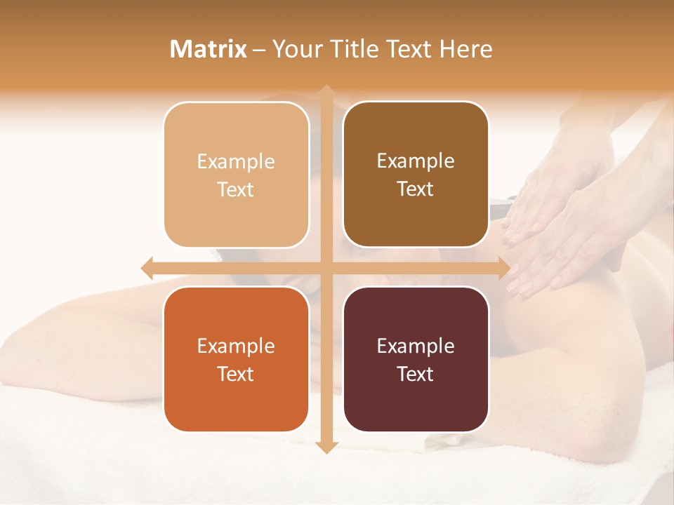 Isolated Massagist Personal PowerPoint Template