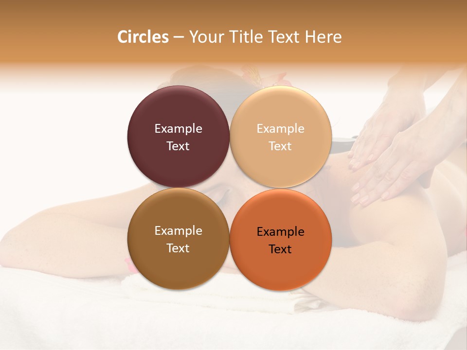 Isolated Massagist Personal PowerPoint Template
