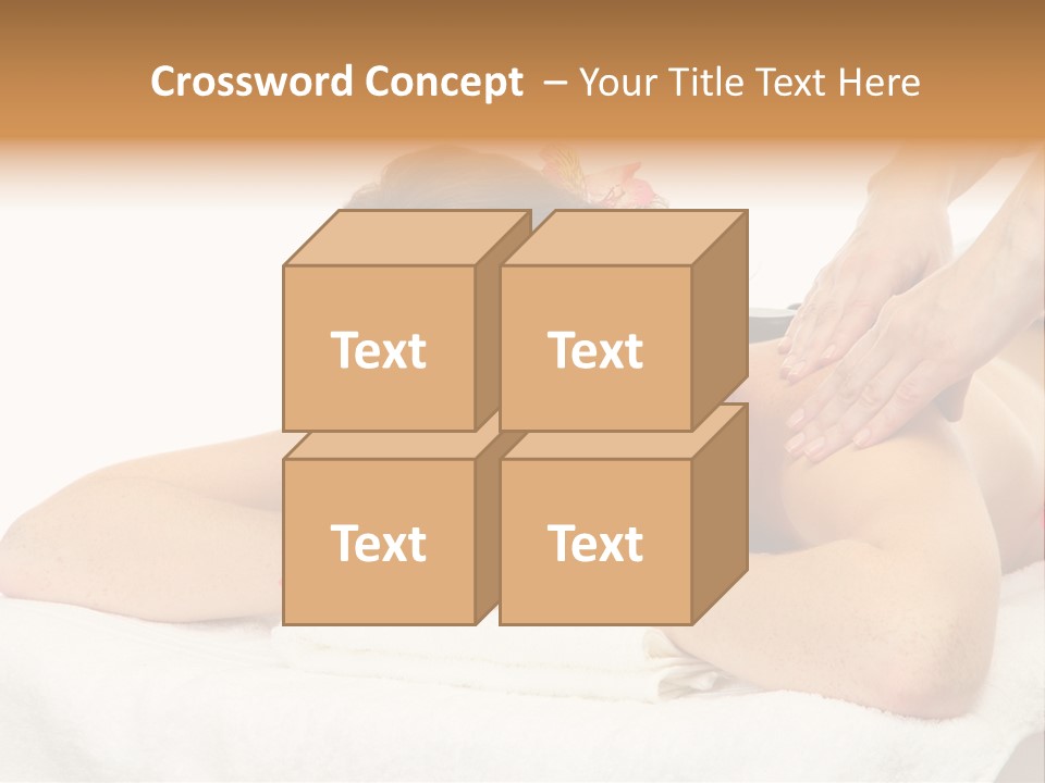 Isolated Massagist Personal PowerPoint Template