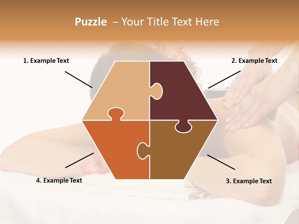 Isolated Massagist Personal PowerPoint Template