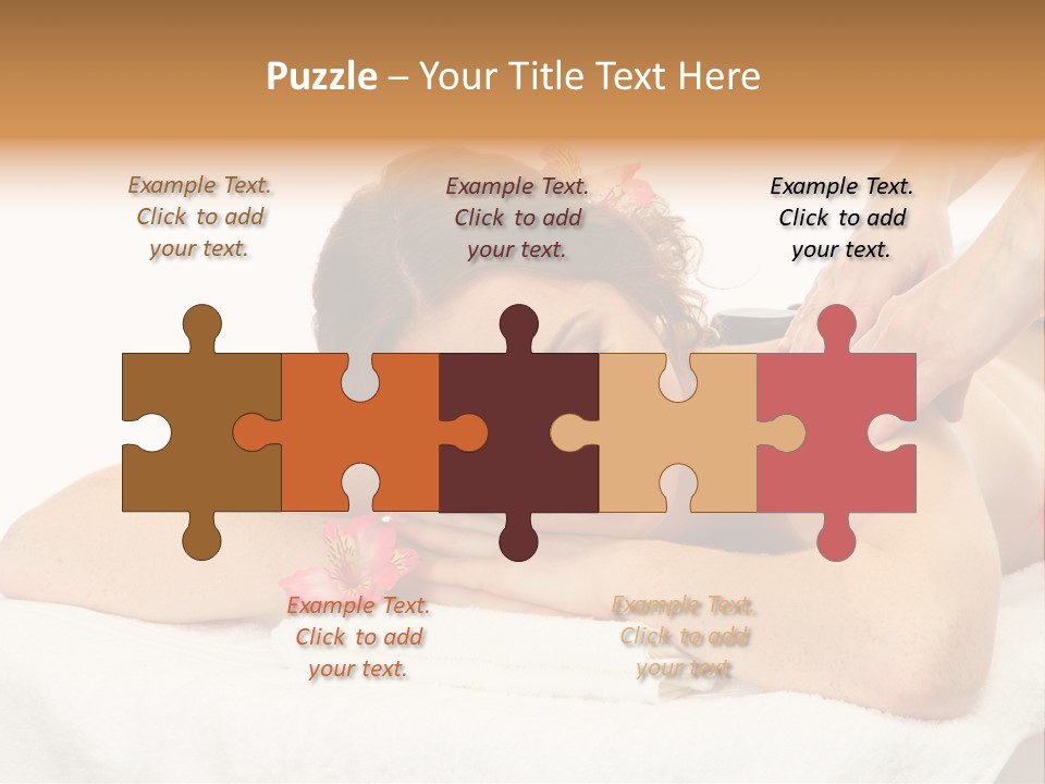 Isolated Massagist Personal PowerPoint Template