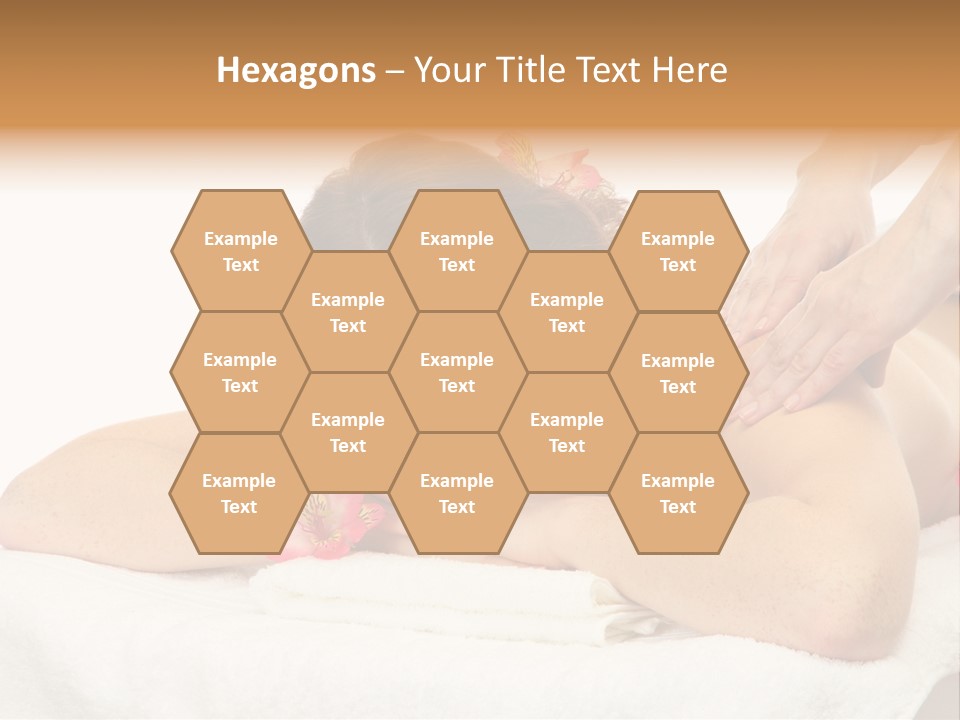Isolated Massagist Personal PowerPoint Template