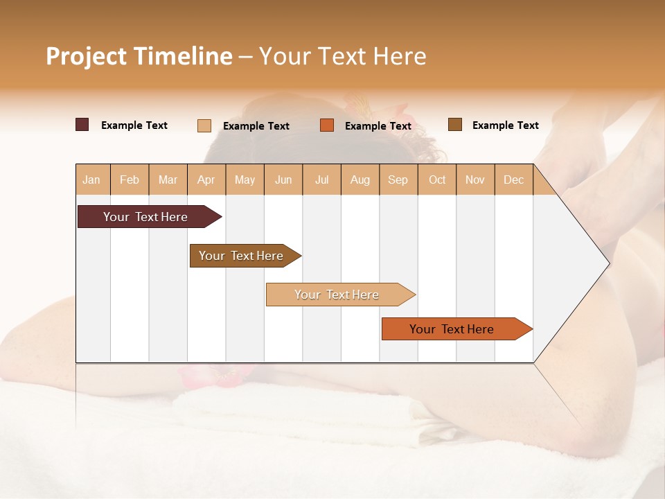 Isolated Massagist Personal PowerPoint Template