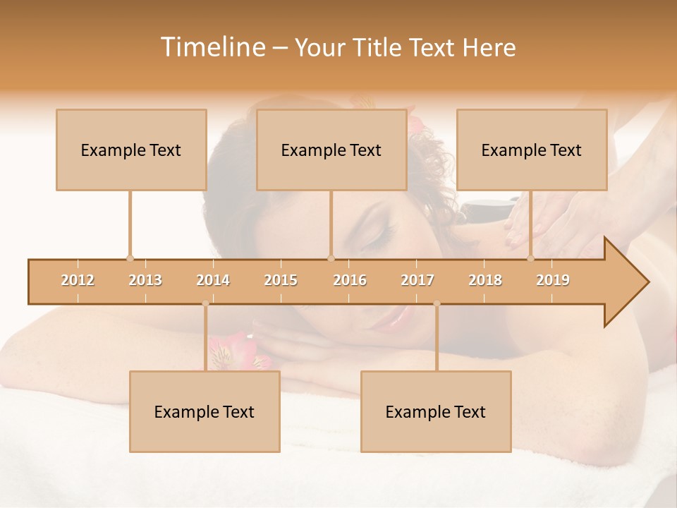 Isolated Massagist Personal PowerPoint Template