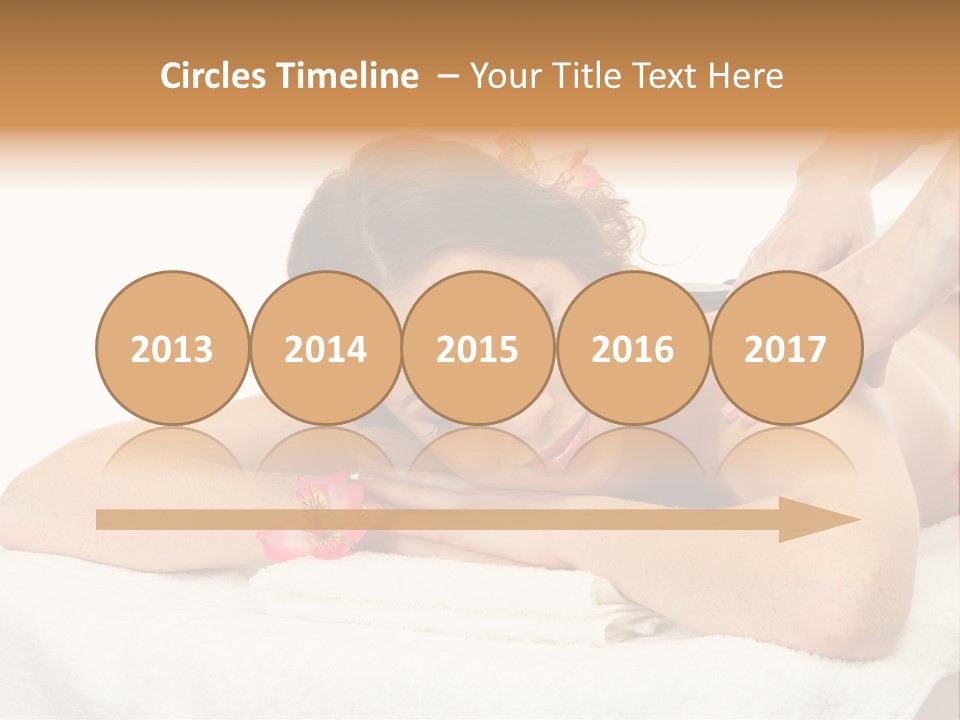 Isolated Massagist Personal PowerPoint Template