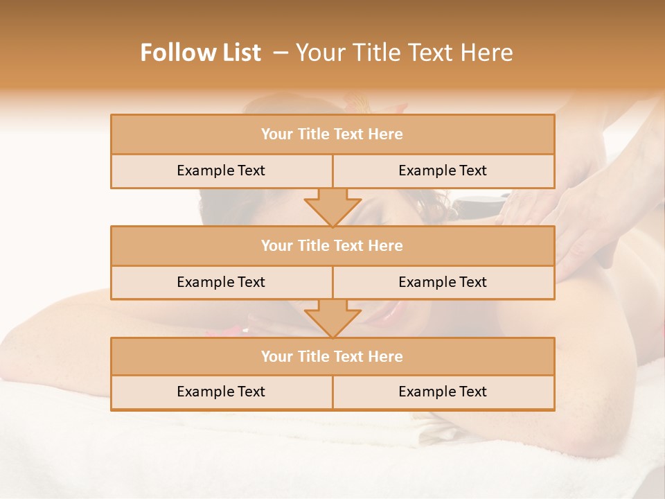 Isolated Massagist Personal PowerPoint Template