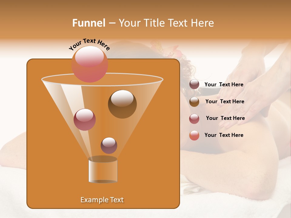 Isolated Massagist Personal PowerPoint Template