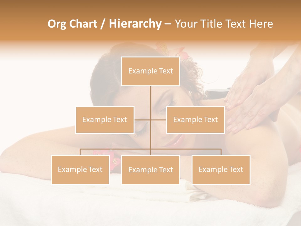 Isolated Massagist Personal PowerPoint Template