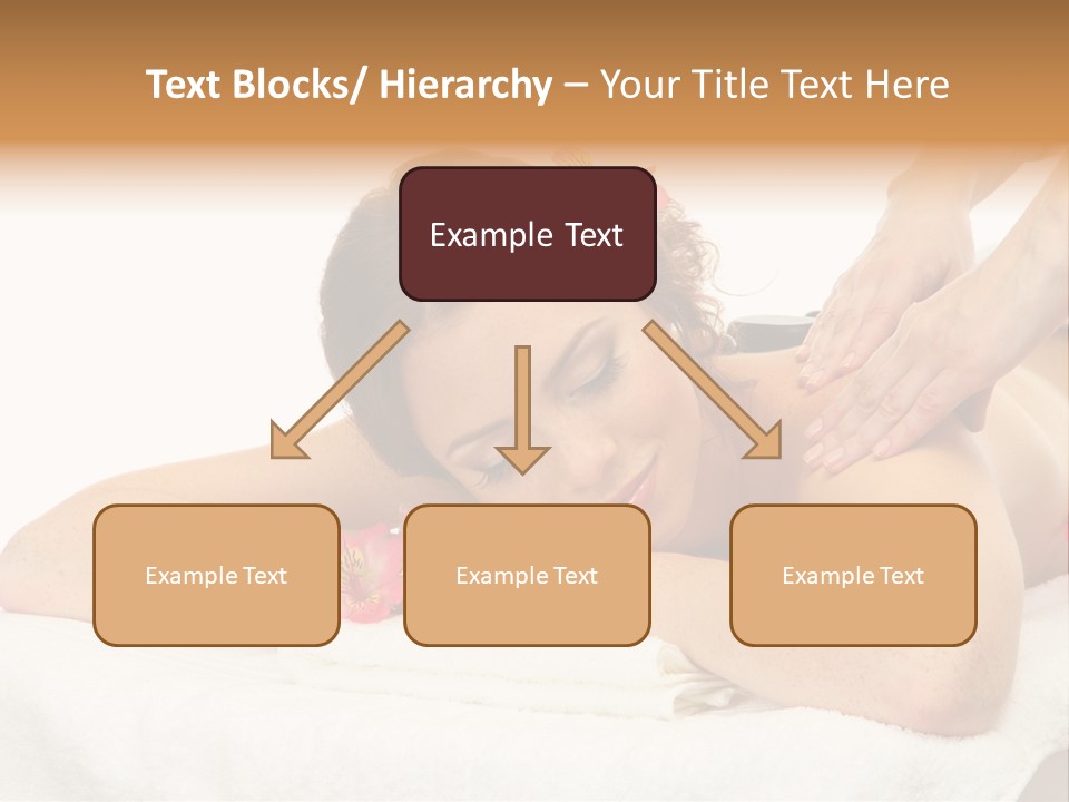 Isolated Massagist Personal PowerPoint Template