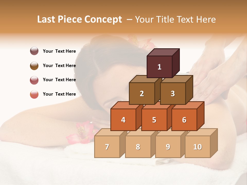 Isolated Massagist Personal PowerPoint Template