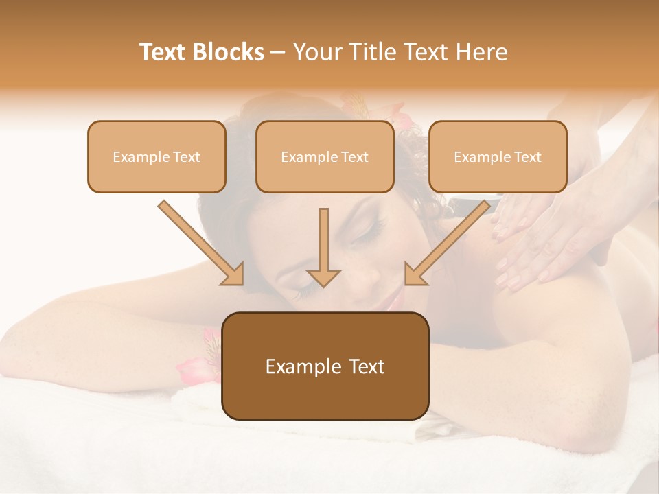 Isolated Massagist Personal PowerPoint Template