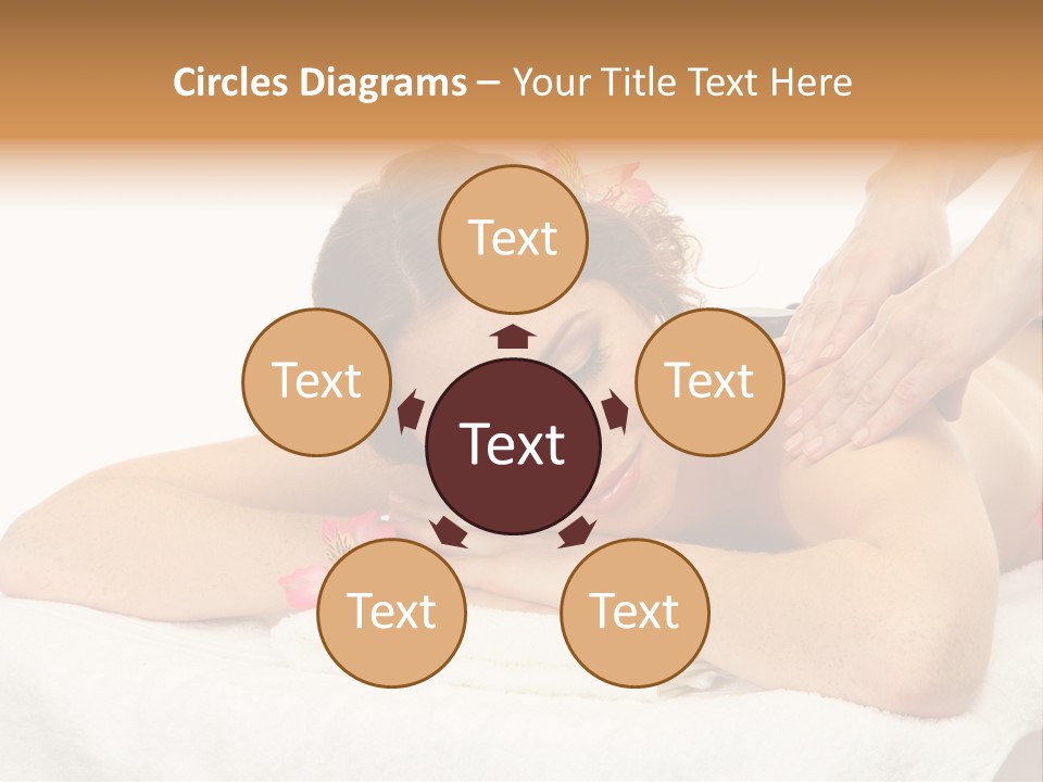 Isolated Massagist Personal PowerPoint Template