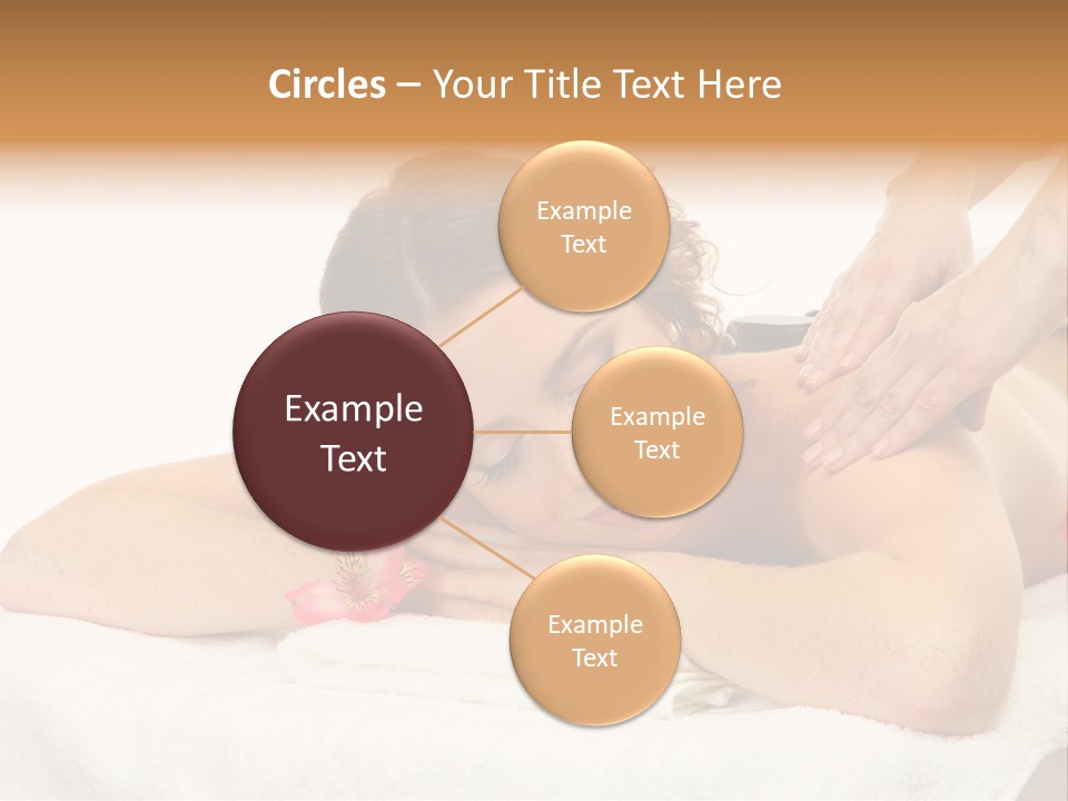 Isolated Massagist Personal PowerPoint Template
