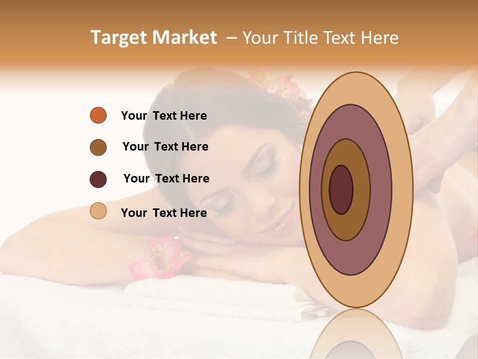 Isolated Massagist Personal PowerPoint Template