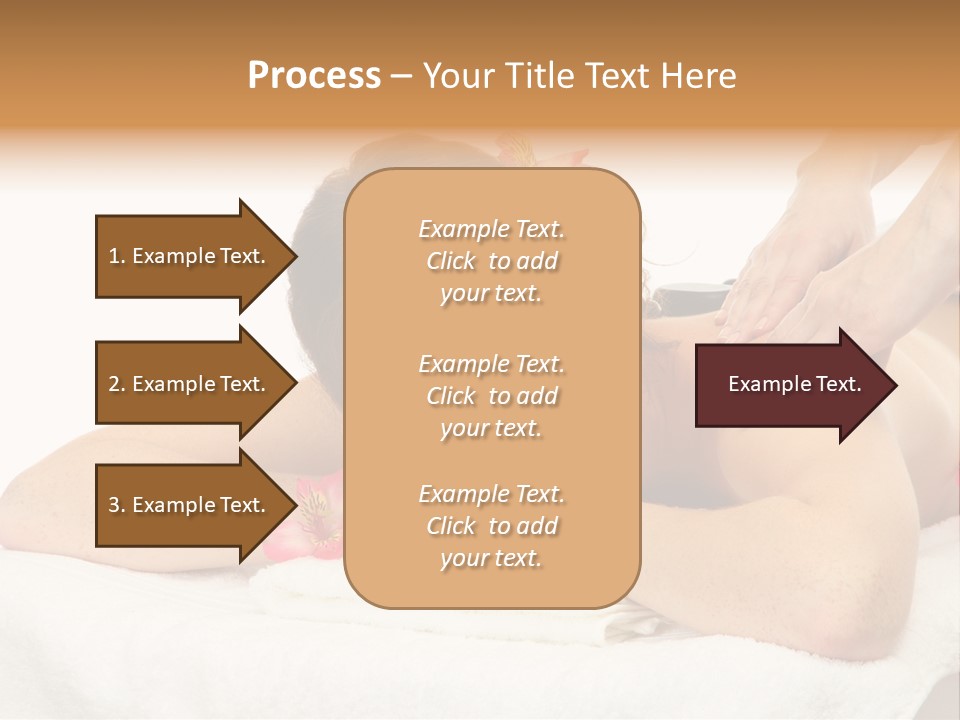 Isolated Massagist Personal PowerPoint Template