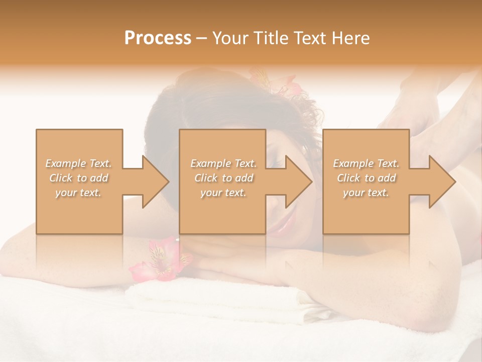 Isolated Massagist Personal PowerPoint Template
