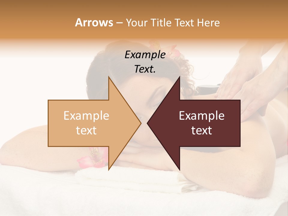 Isolated Massagist Personal PowerPoint Template