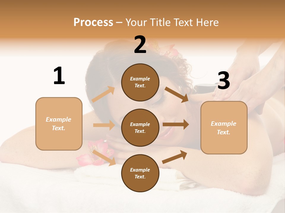 Isolated Massagist Personal PowerPoint Template