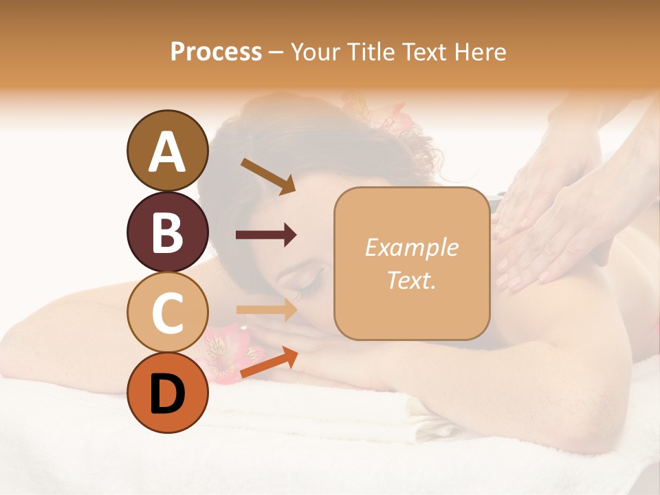 Isolated Massagist Personal PowerPoint Template