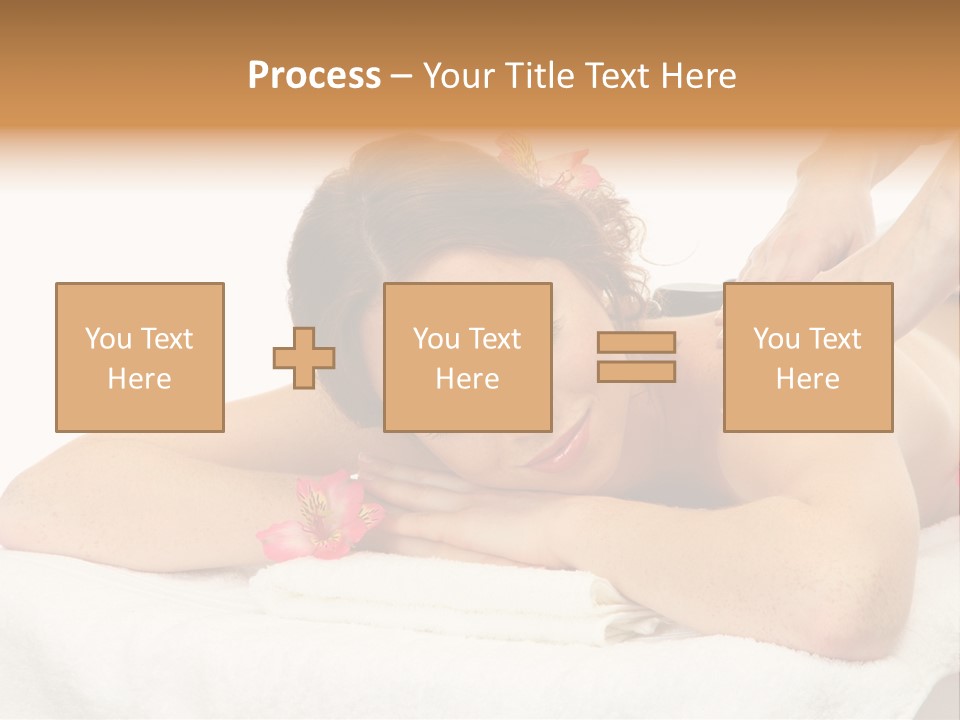 Isolated Massagist Personal PowerPoint Template