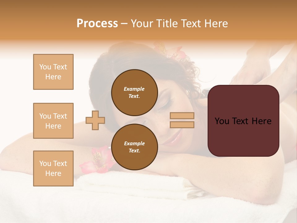 Isolated Massagist Personal PowerPoint Template
