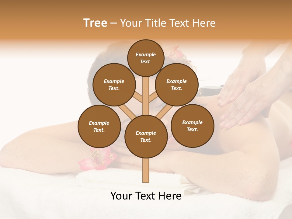 Isolated Massagist Personal PowerPoint Template